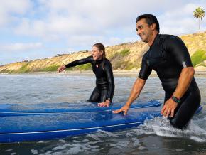在卡尔斯巴德海滩度过美好的一天