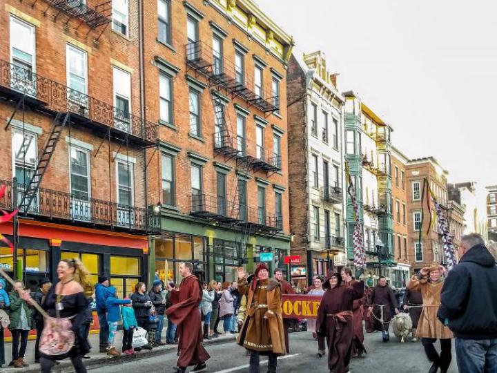 Fun times at the annual parade kicking off Bockfest in Cincinnati, Ohio