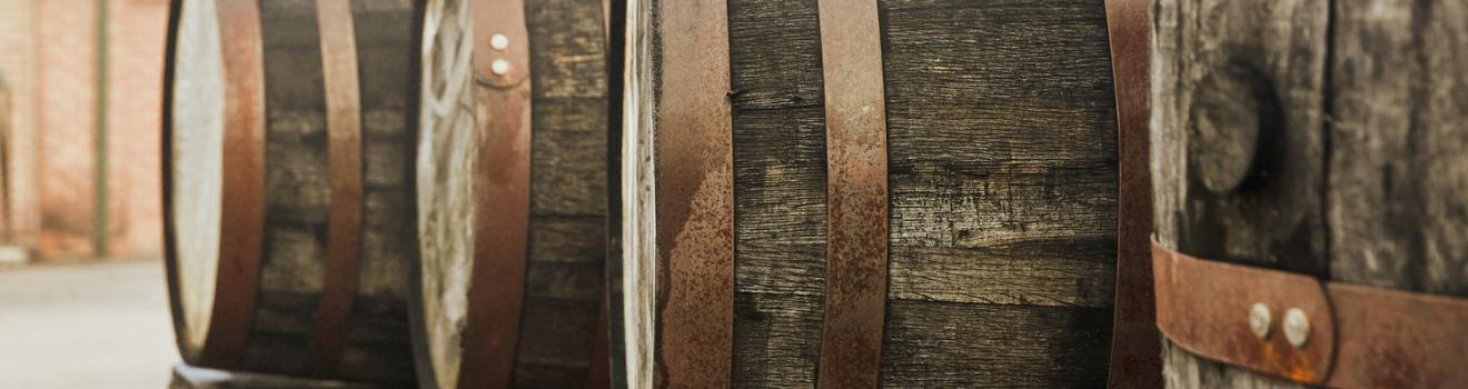 肯塔基州的波本木桶