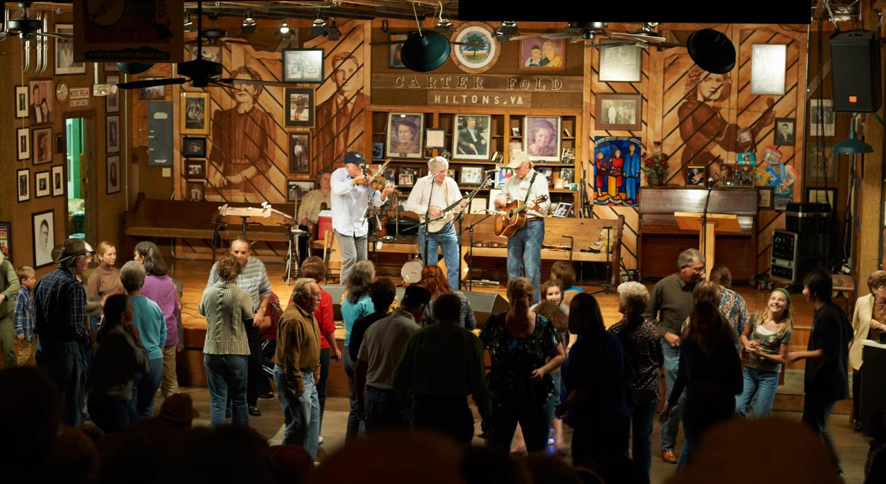 Saturday evening show at the Carter Family Fold in Hiltons, Virginia, near Bristol, Tennessee