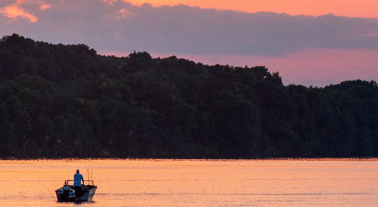 Un moment paisible lors d’une sortie de pêche dans le comté de Butler, en Pennsylvanie