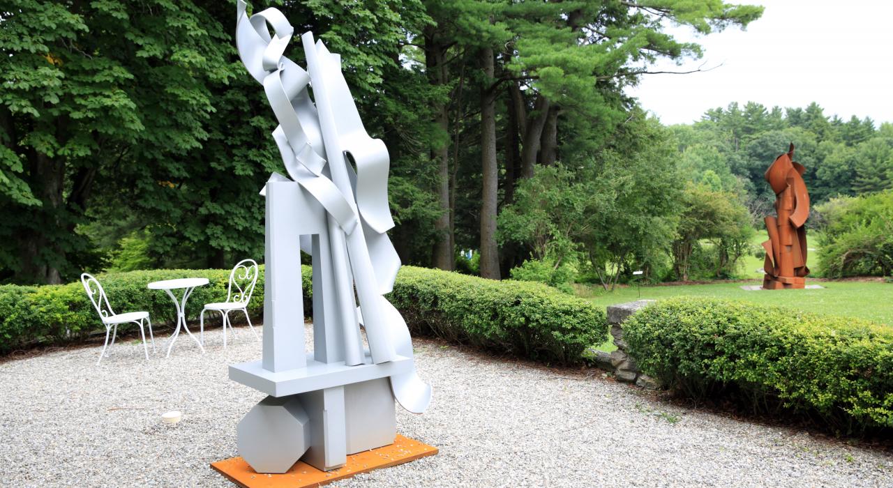 马萨诸塞州伯克希尔的切斯特伍德花园和户外艺术品