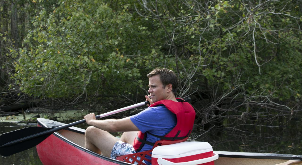 Canoeing on the Hillsborough River in Tampa, Florida