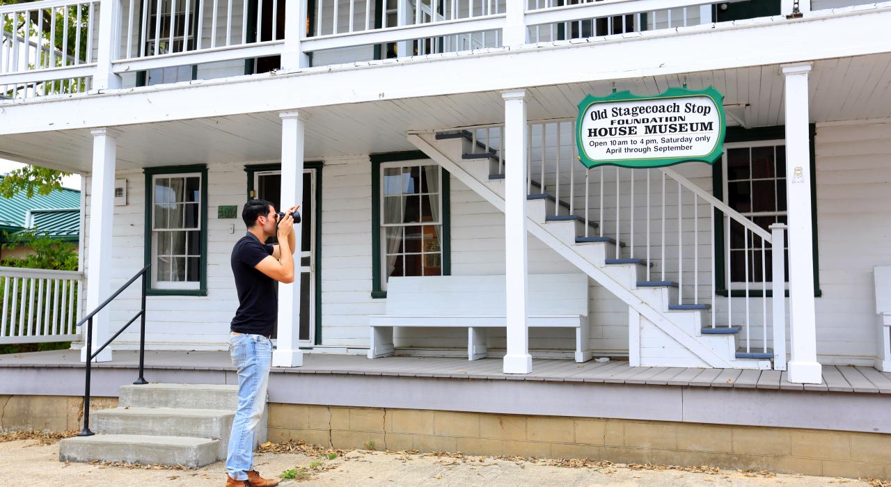 Old Stagecoach Stop in downtown Waynesville, Missouri