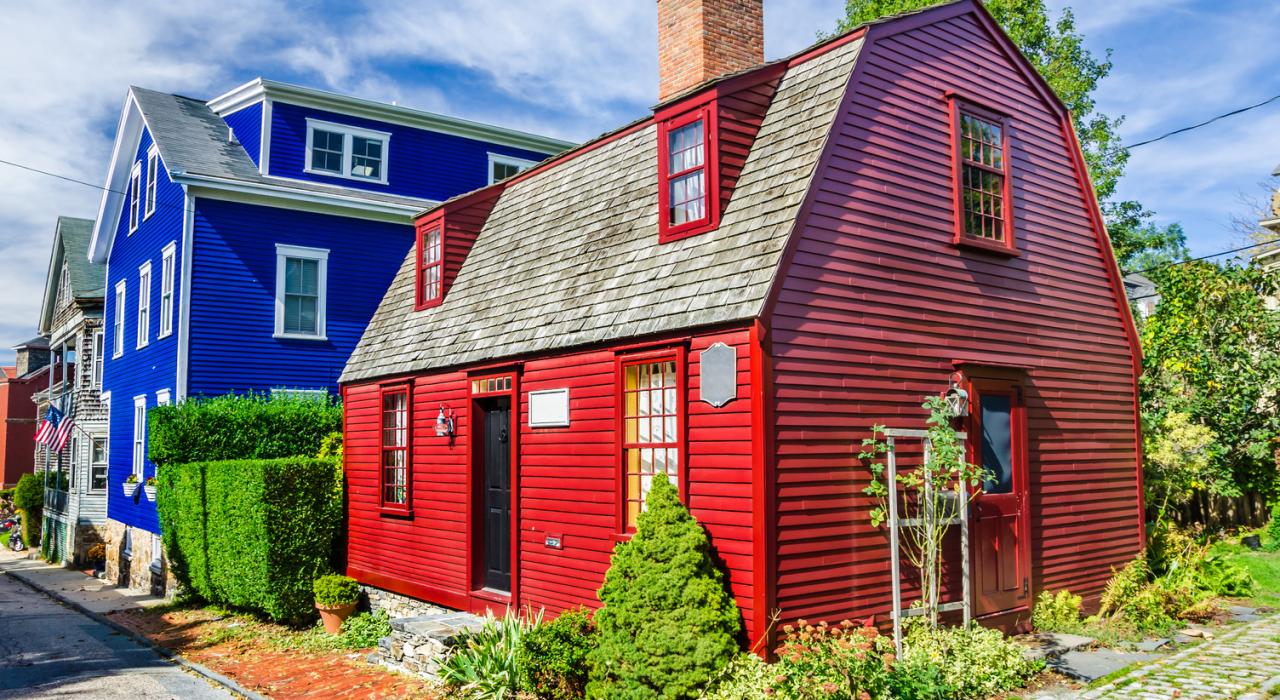 个性十足的彩色房屋