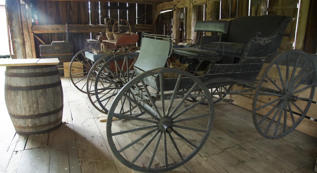 Carriage at Waterloo Farm Museum in Jackson, Michigan