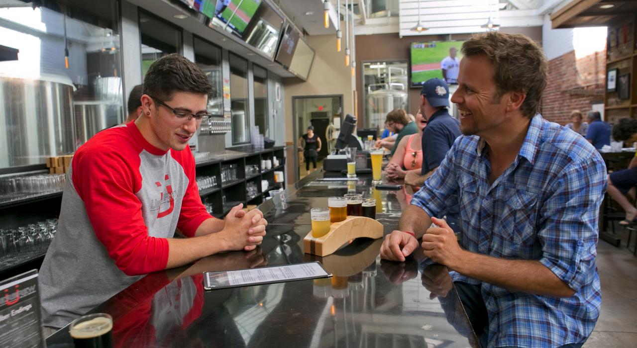Ordering a beer in Billings, Montana