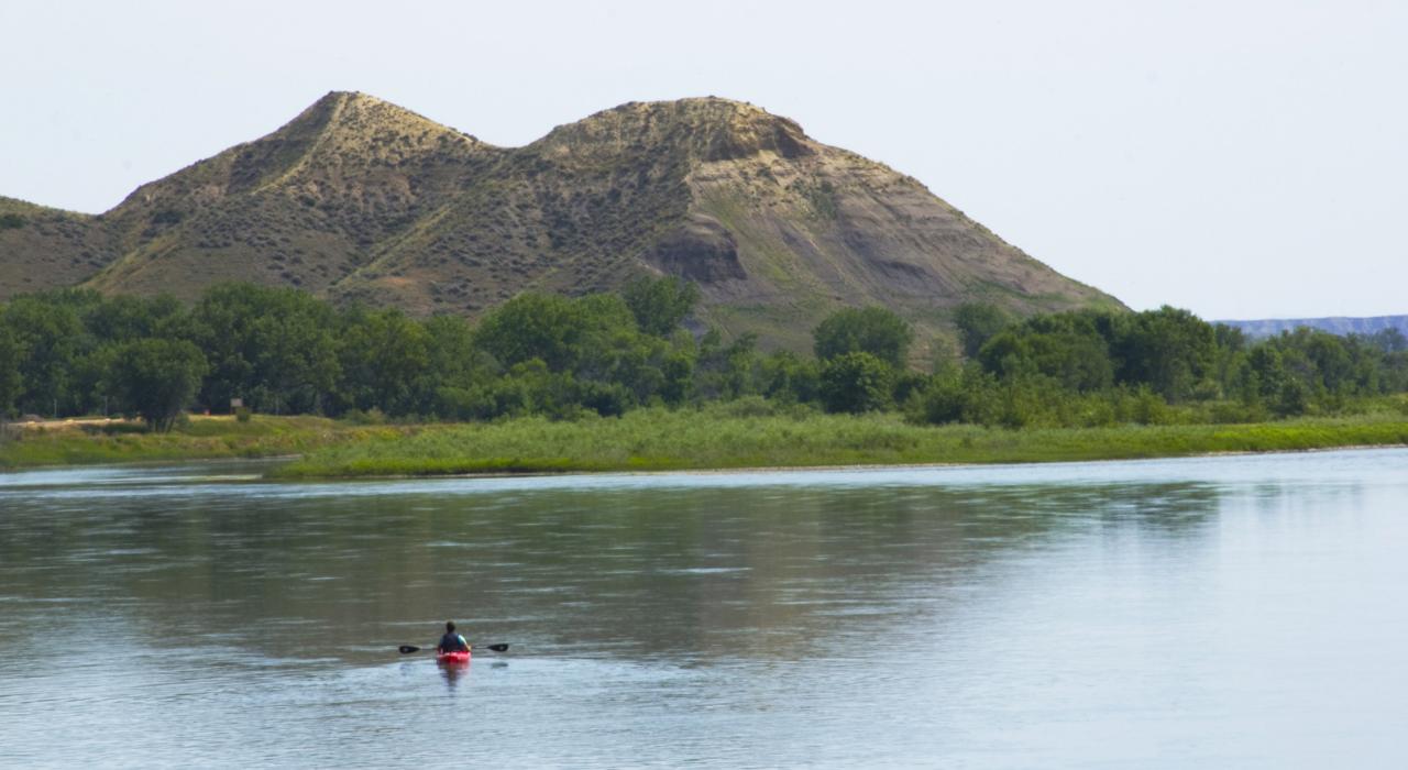 Kayak trip through Central Montana