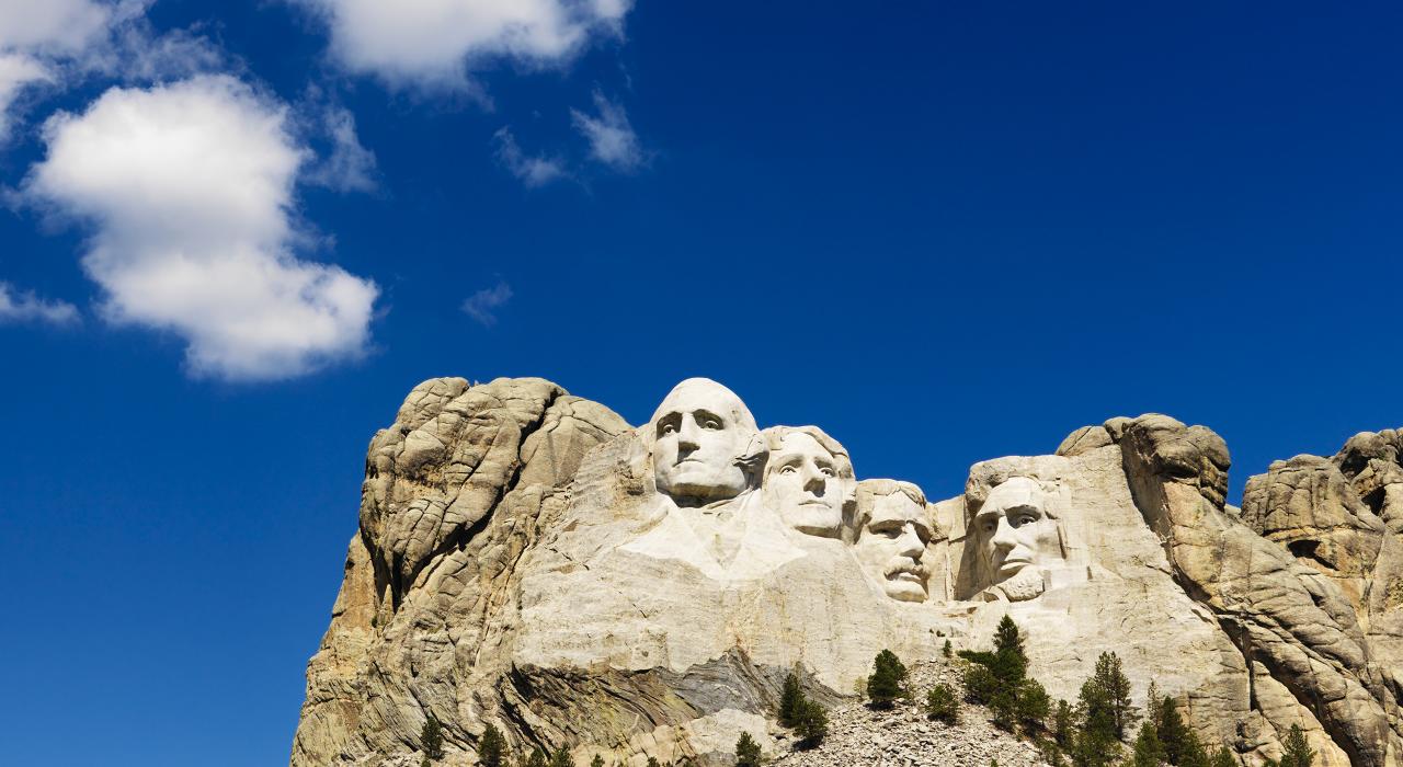 Mount Rushmore National Memorial in South Dakota