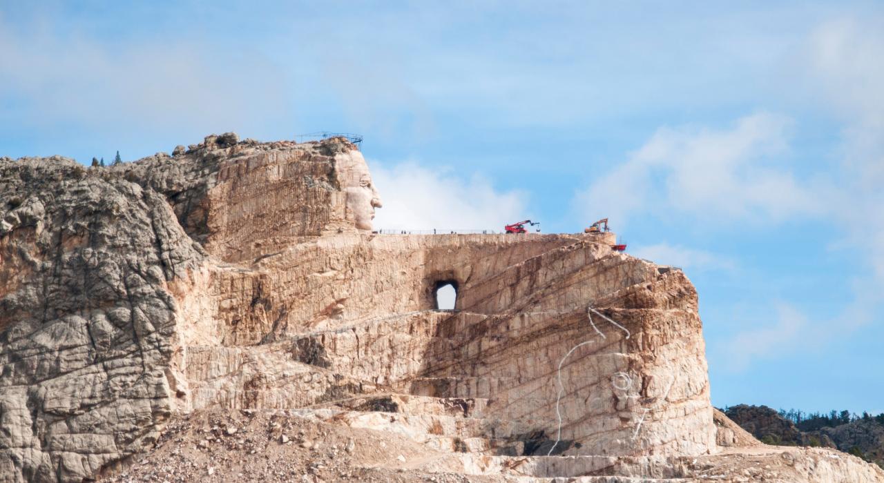 疯马酋长雕像，注定要成为世界最大的雕塑