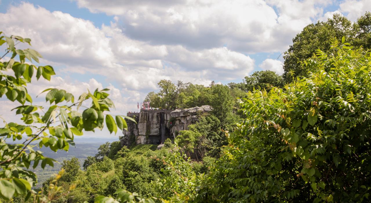 View from Lover's Leap in Chattanooga, Tennessee