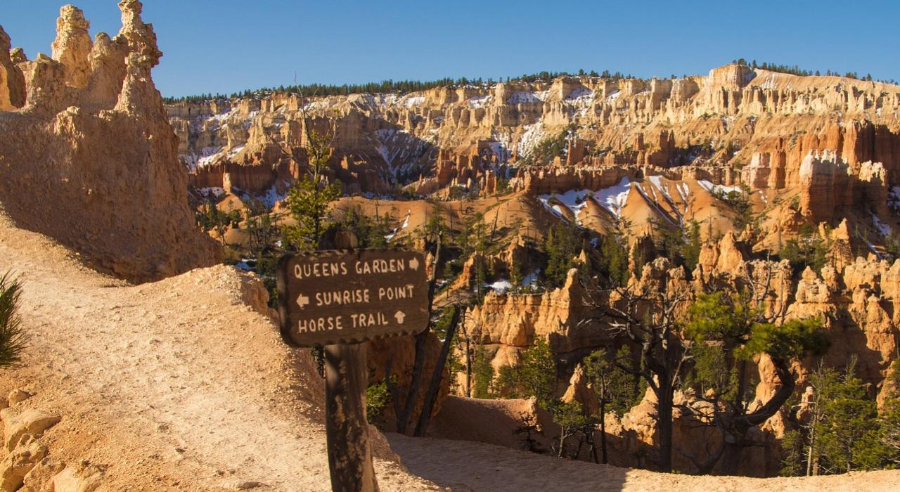 The many hiking trails of Bryce Canyon, Utah
