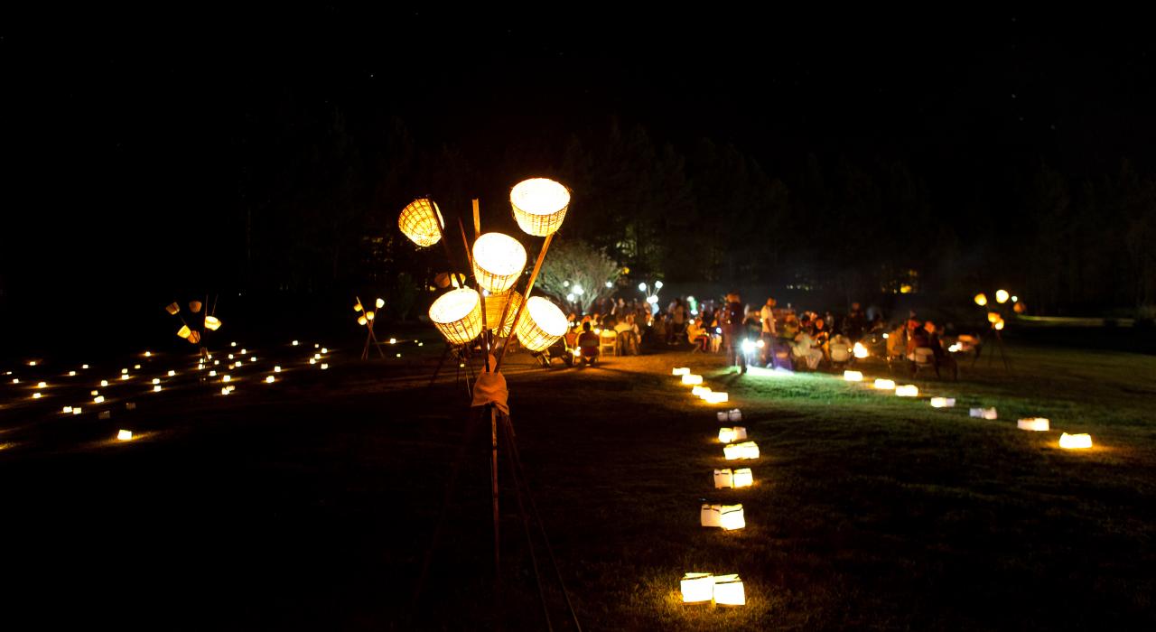 Evening at the Isha Institute in Tennessee