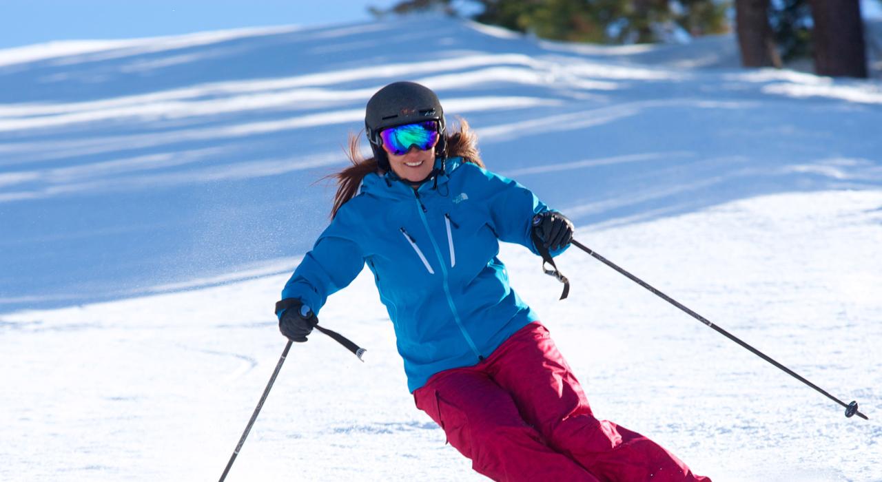 Taking a run at Dodge Ridge Ski Area 