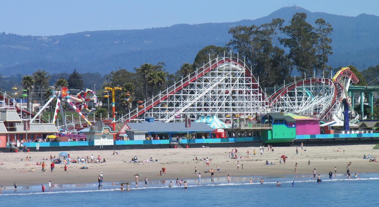 Santa Cruz Beach Boardwalk, a seaside amusement park operating since 1907