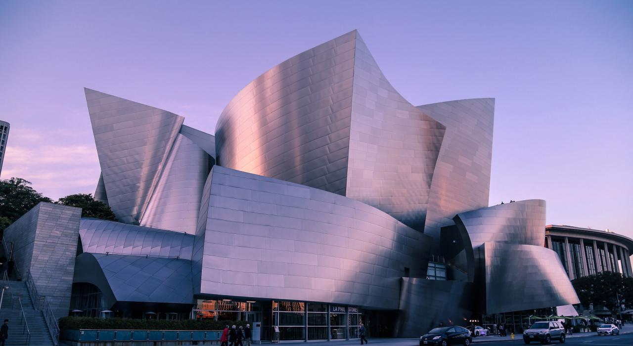 华特·迪士尼音乐厅的别致建筑