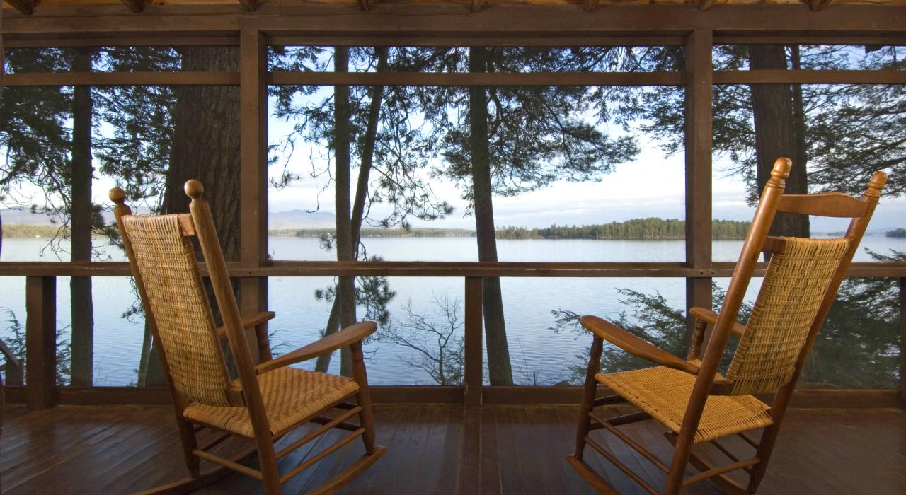 从阳台上一览令人惬意的风景