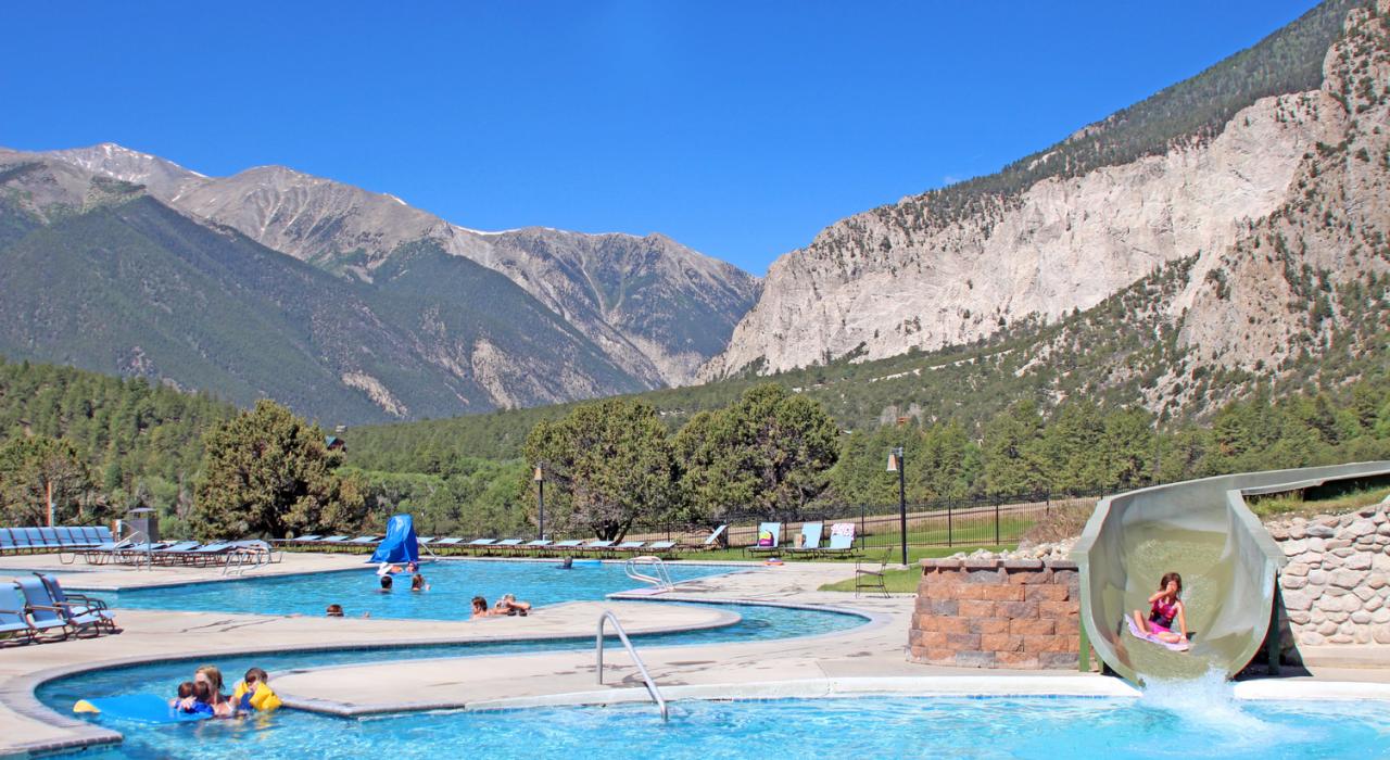 Family fun at Mt. Princeton Hot Springs Resort in Chaffee County, Colorado