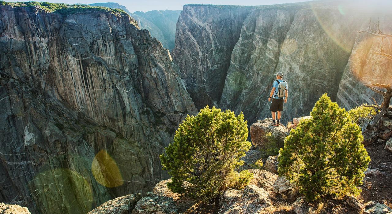 甘尼森国家公园黑峡谷