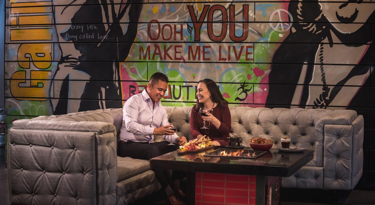 Date night made fun with charcuterie, red wine and art at Culinary Dropout