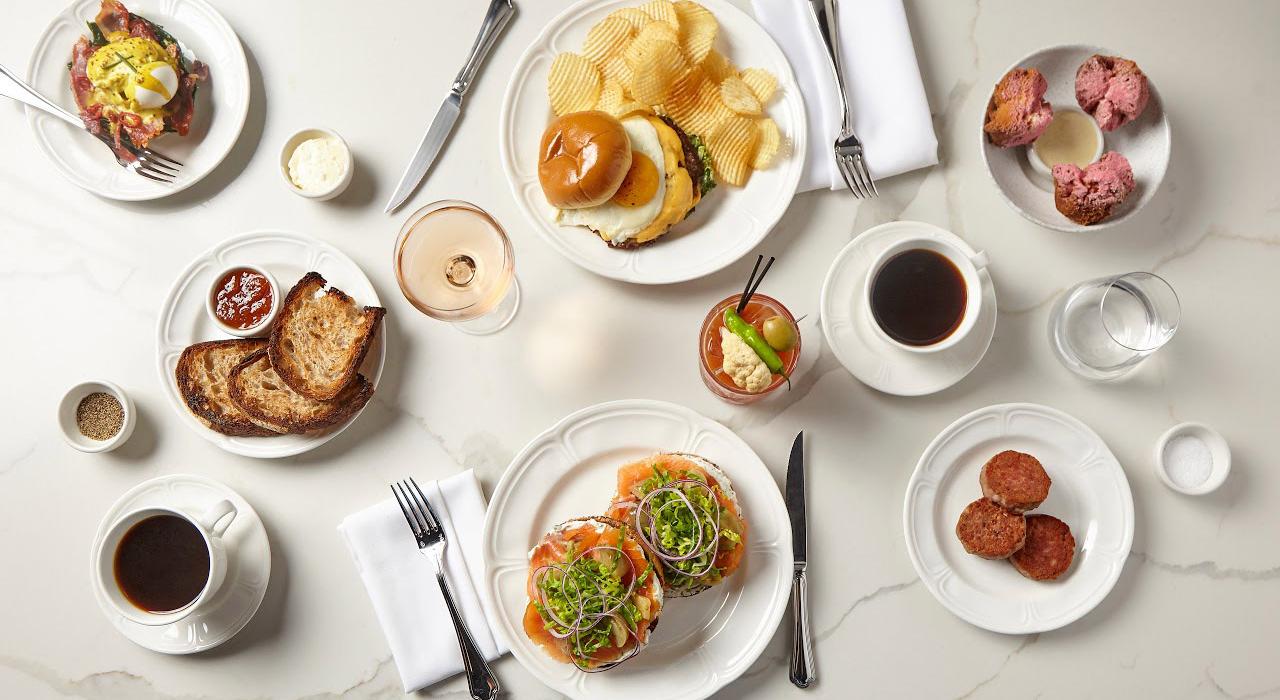 Una muestra de la deliciosa oferta en The Heritage in Forest Park