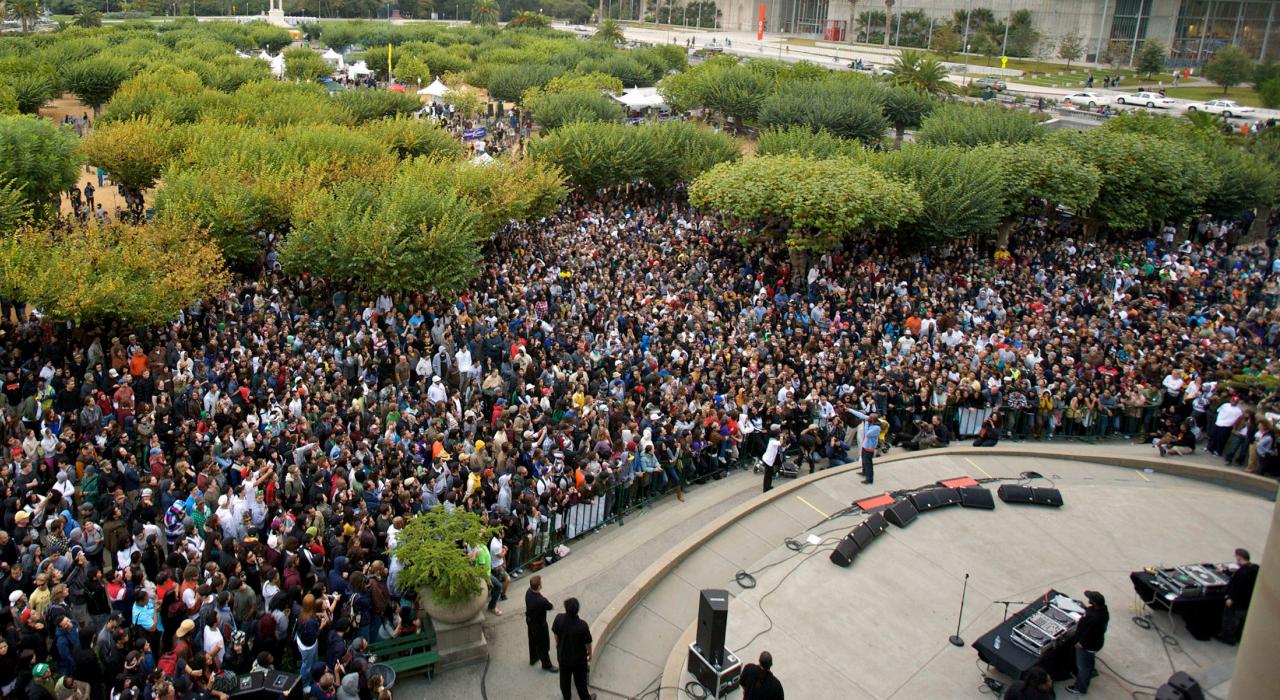 加利福尼亚州旧金山金门公园户外音乐节