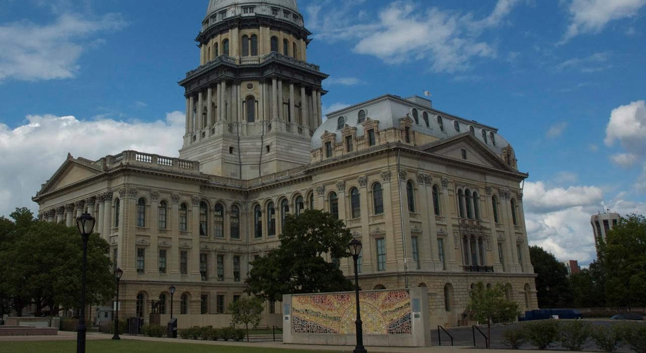 伊利诺伊州州议会大厦的精美建筑