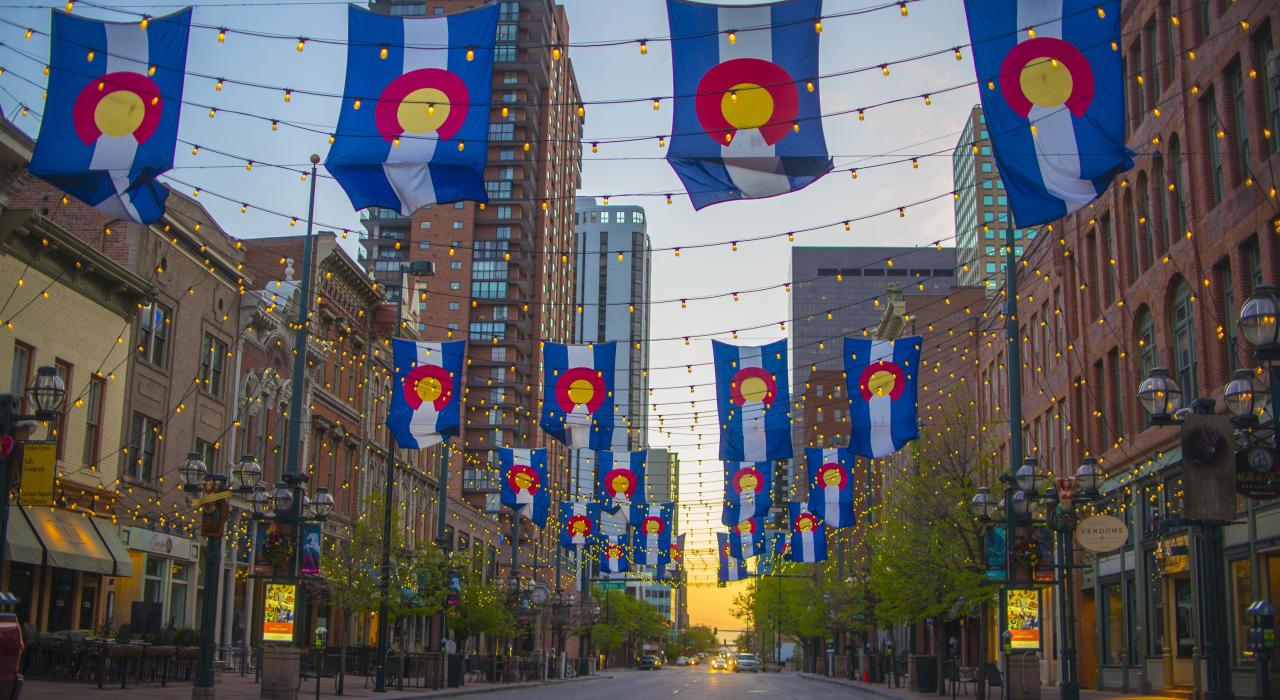 Larimer Square à Denver, Colorado