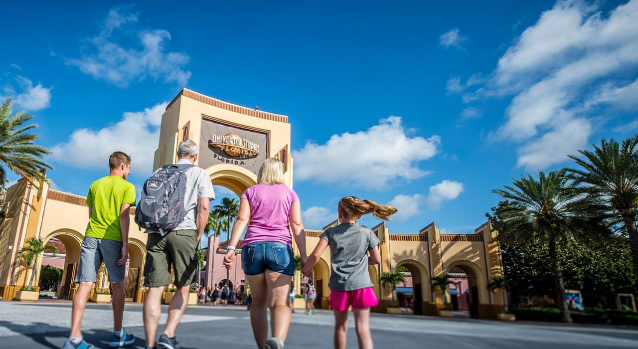 Universal Orlando Resort 的 Universal Studios Florida 入口