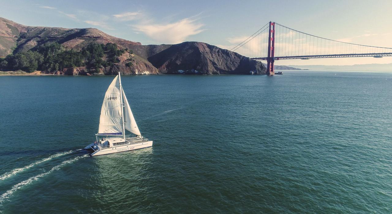 加利福尼亚州旧金山湾帆船之旅