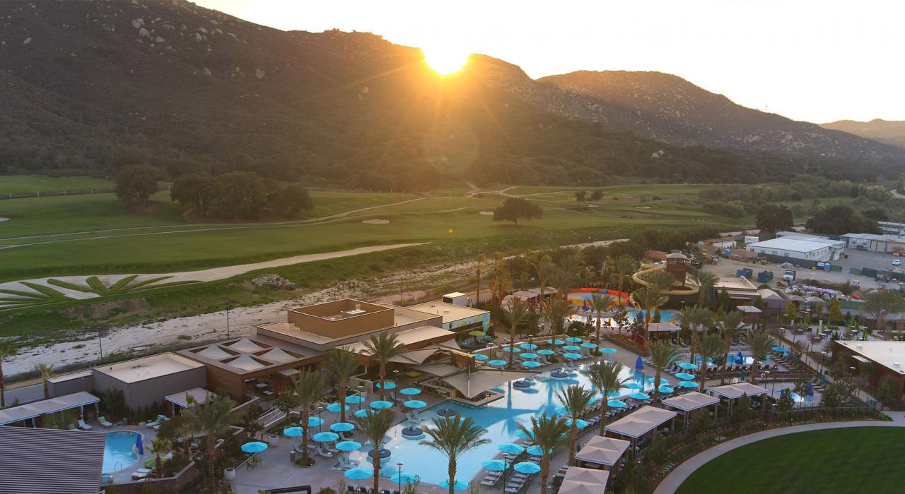 Pechanga Resort 度假村的海湾及周边景色