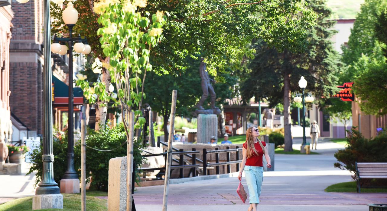 海伦娜购物步行街的购物与娱乐