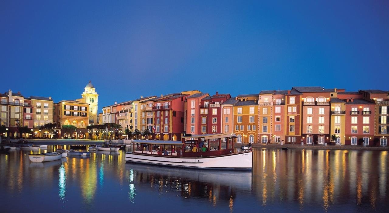 佛罗里达州奥兰多环球影城里的洛斯·波托菲诺海湾酒店