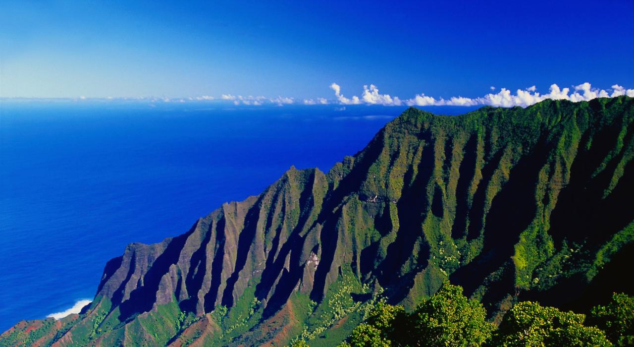 卡拉拉乌谷 (Kalalau Valley) 的壮丽景色