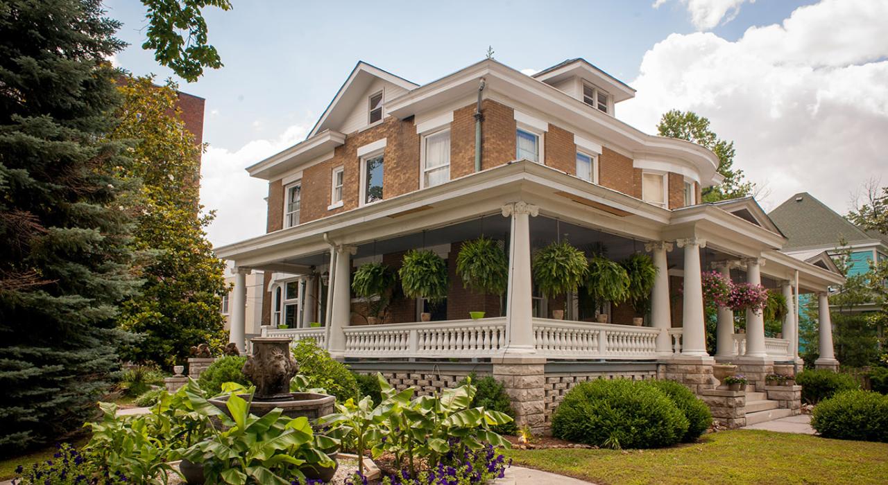 墨菲斯堡历史街区的 Fletcher Snapp 故居