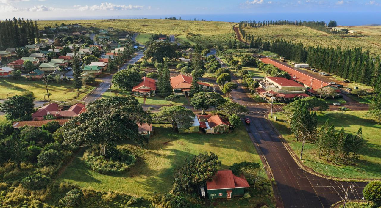 坐落于岛上宁静西端的冒纳罗亚火山村